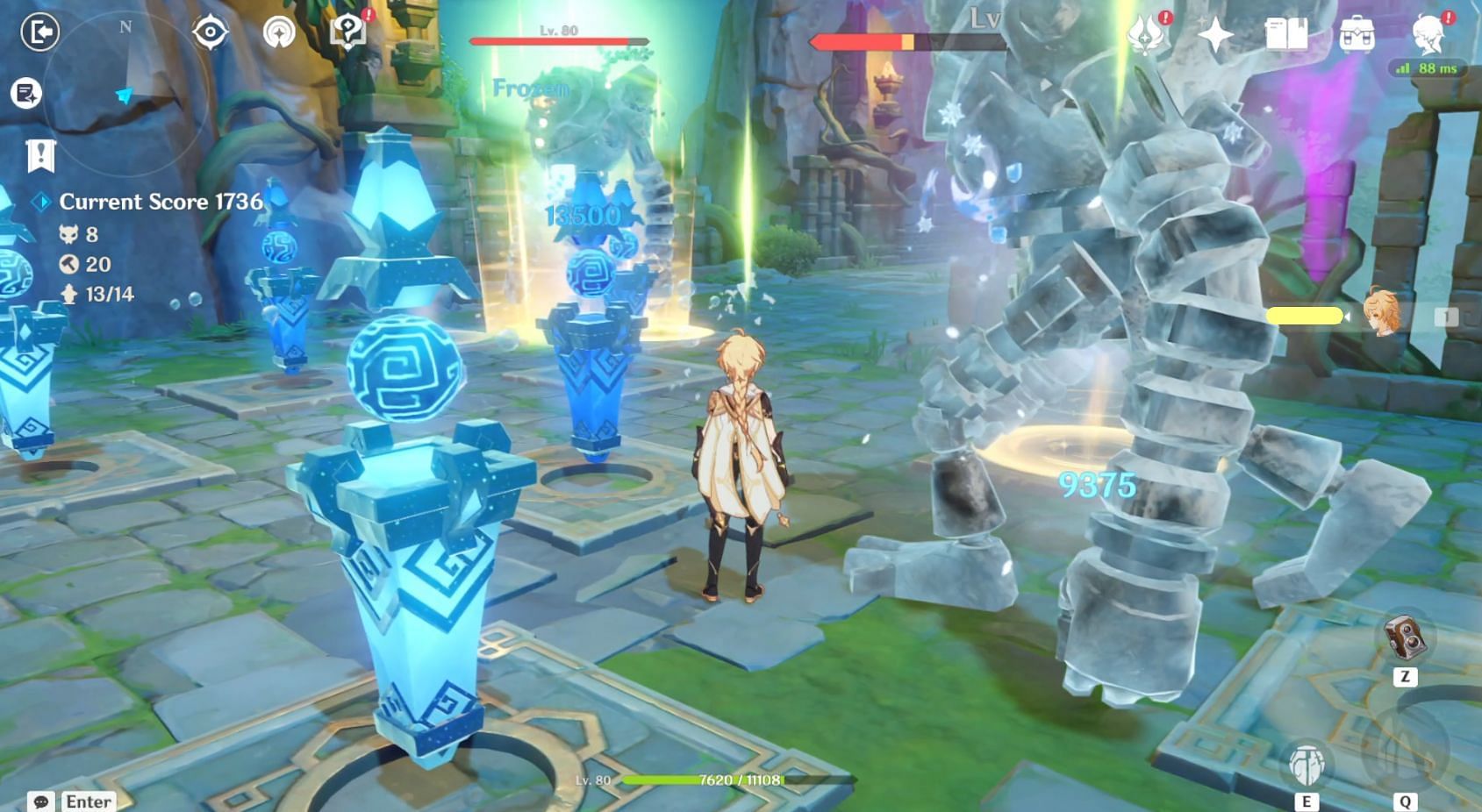 Stand near the elite enemy to stop them from regenerating HP (Image via Genshin Impact)