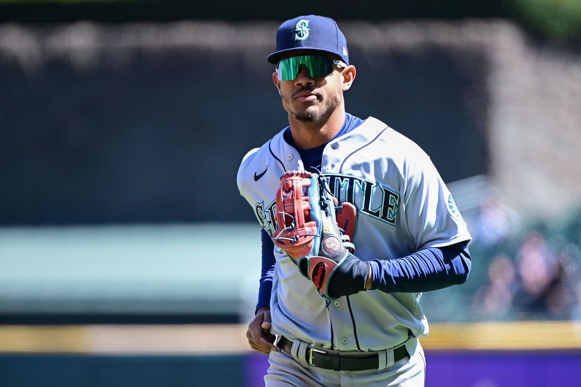 Seattle Mariners OF Julio Rodriguez is playing his first season in the Bigs this year