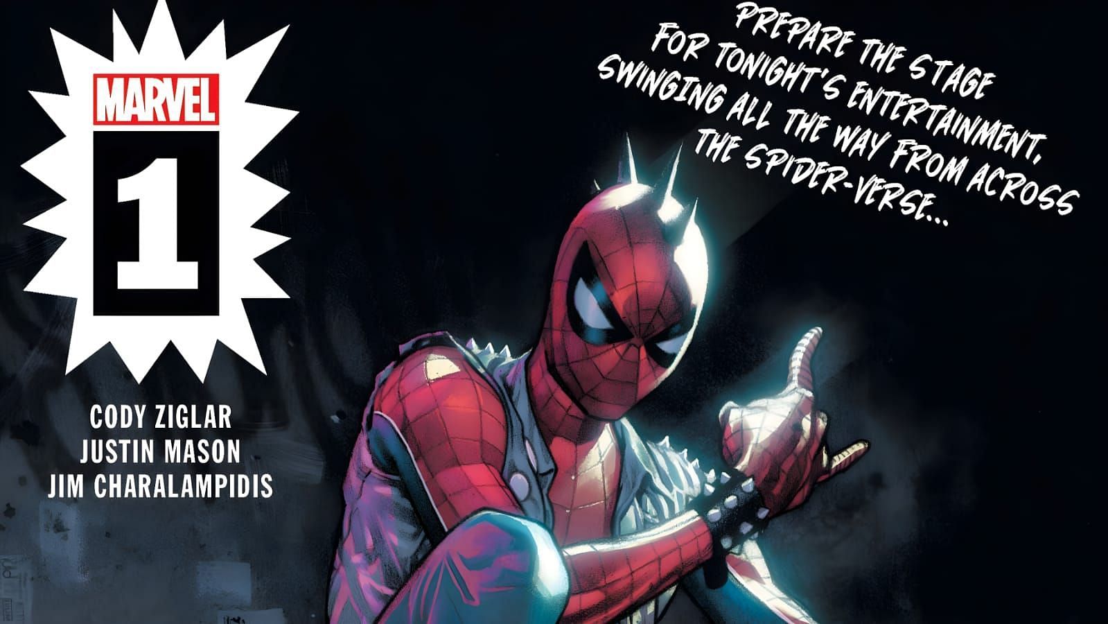 Spider-Punk strikes a fun pose on his comic cover (Image via Marvel Comics)