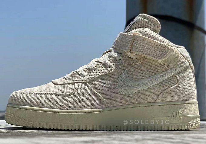 Stussy X Nike Air Force 1 Mid Fossil: Everything we know so far
