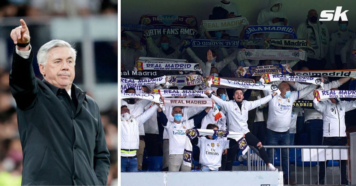 Carlo Ancelotti by Real Madrid fans booing Gareth Bale