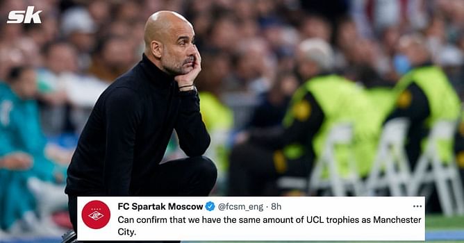 Spartak Moscow troll Manchester City after crushing UEFA Champions League defeat to Real Madrid