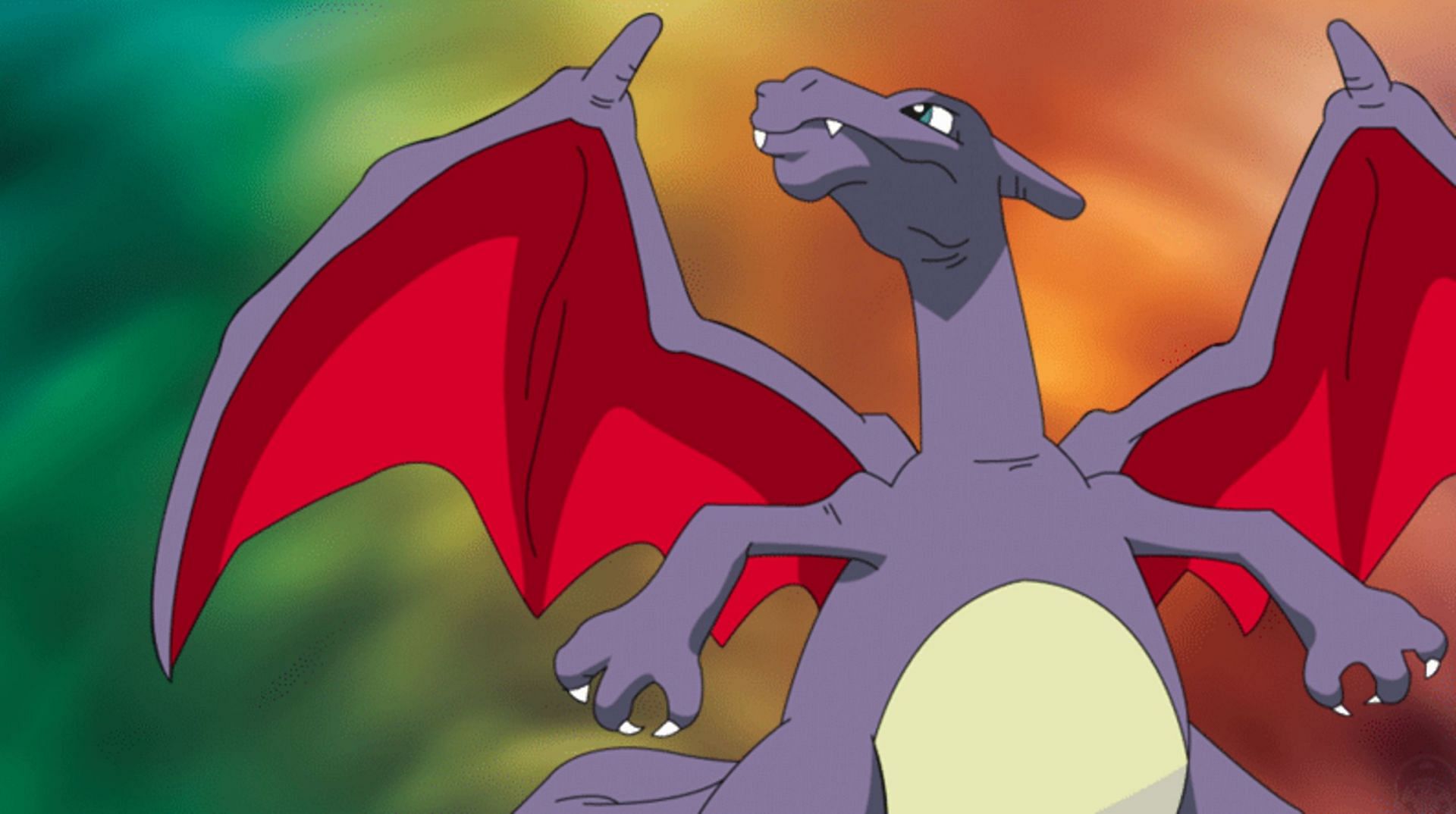 When players evolve shiny Charmander and Charmeleon, it becomes the rare and unique black-colored shiny Charizard (Image via The Pokemon Company)