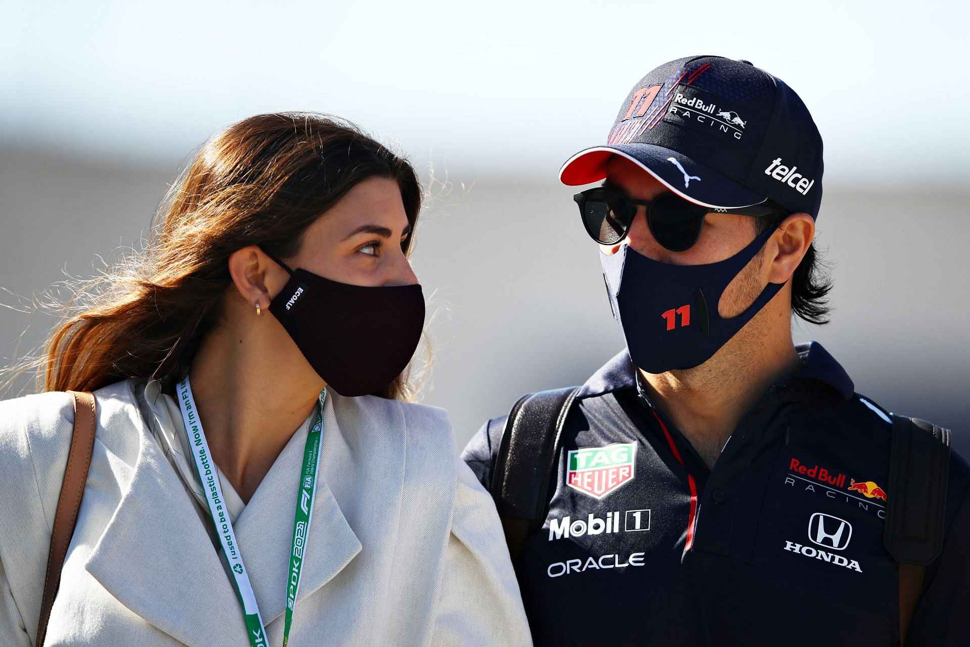F1 Grand Prix of Portugal - Practice - Sergio Perez with his wife Carola Martinez