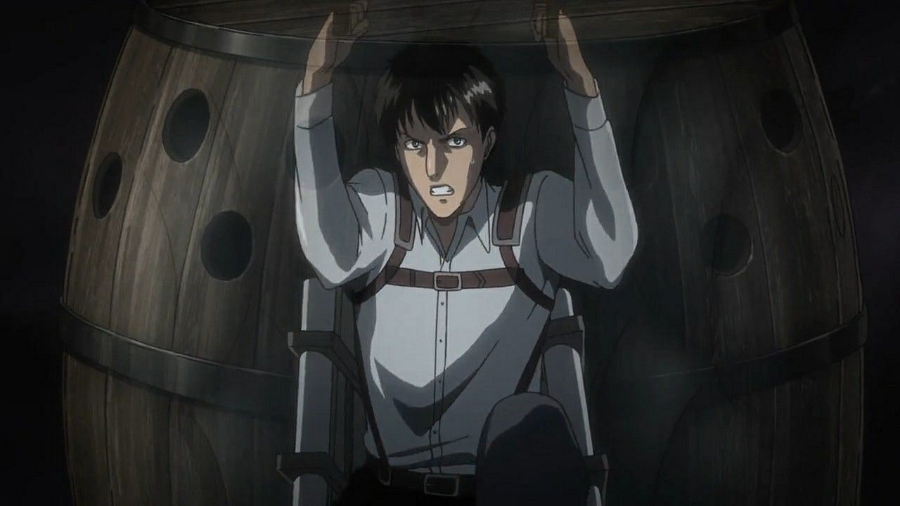 Bertholdt as seen in the Attack on Titan anime (Image via Wit Studios)