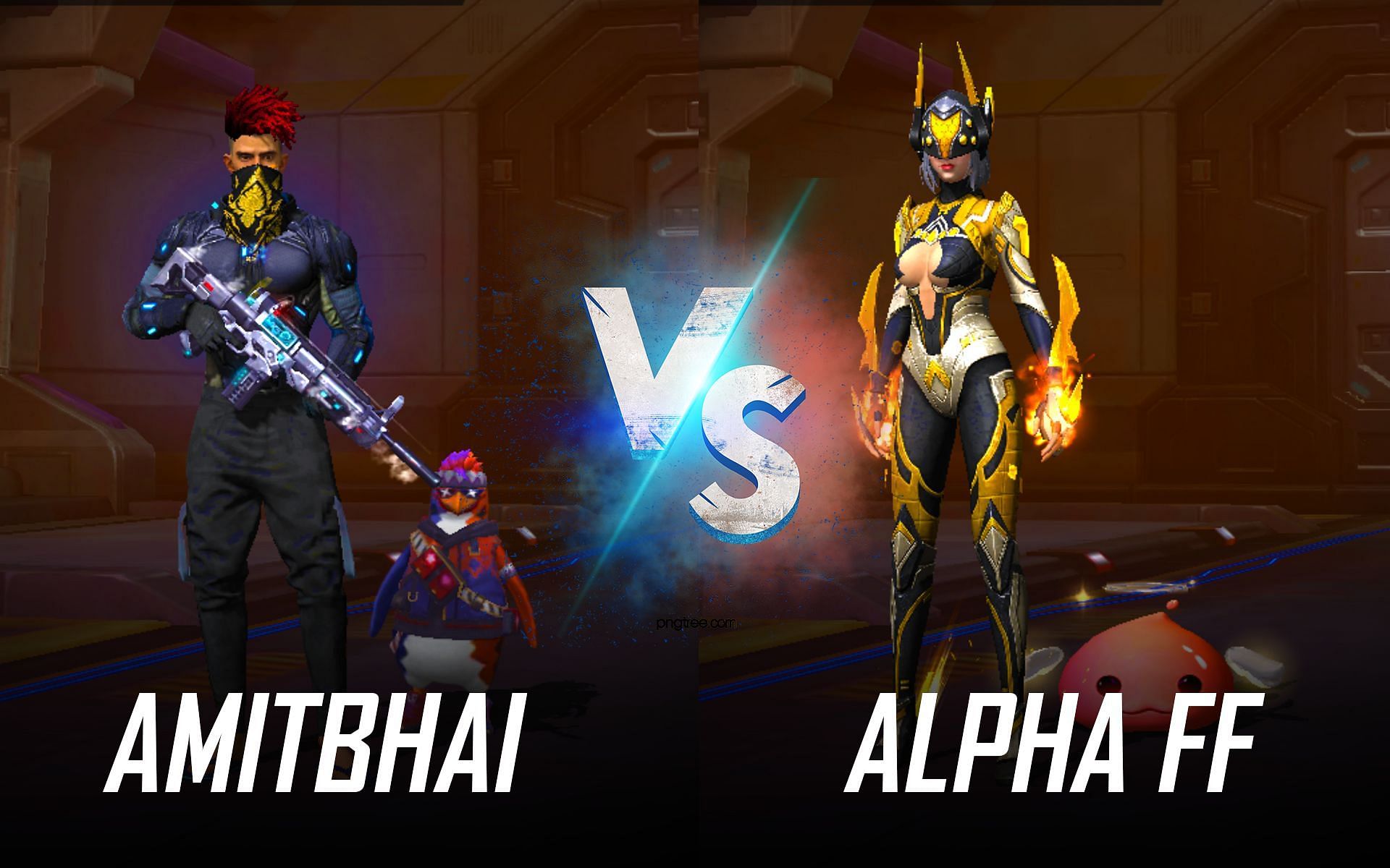 Amitbhai vs Alpha FF (Image via Sportskeeda)