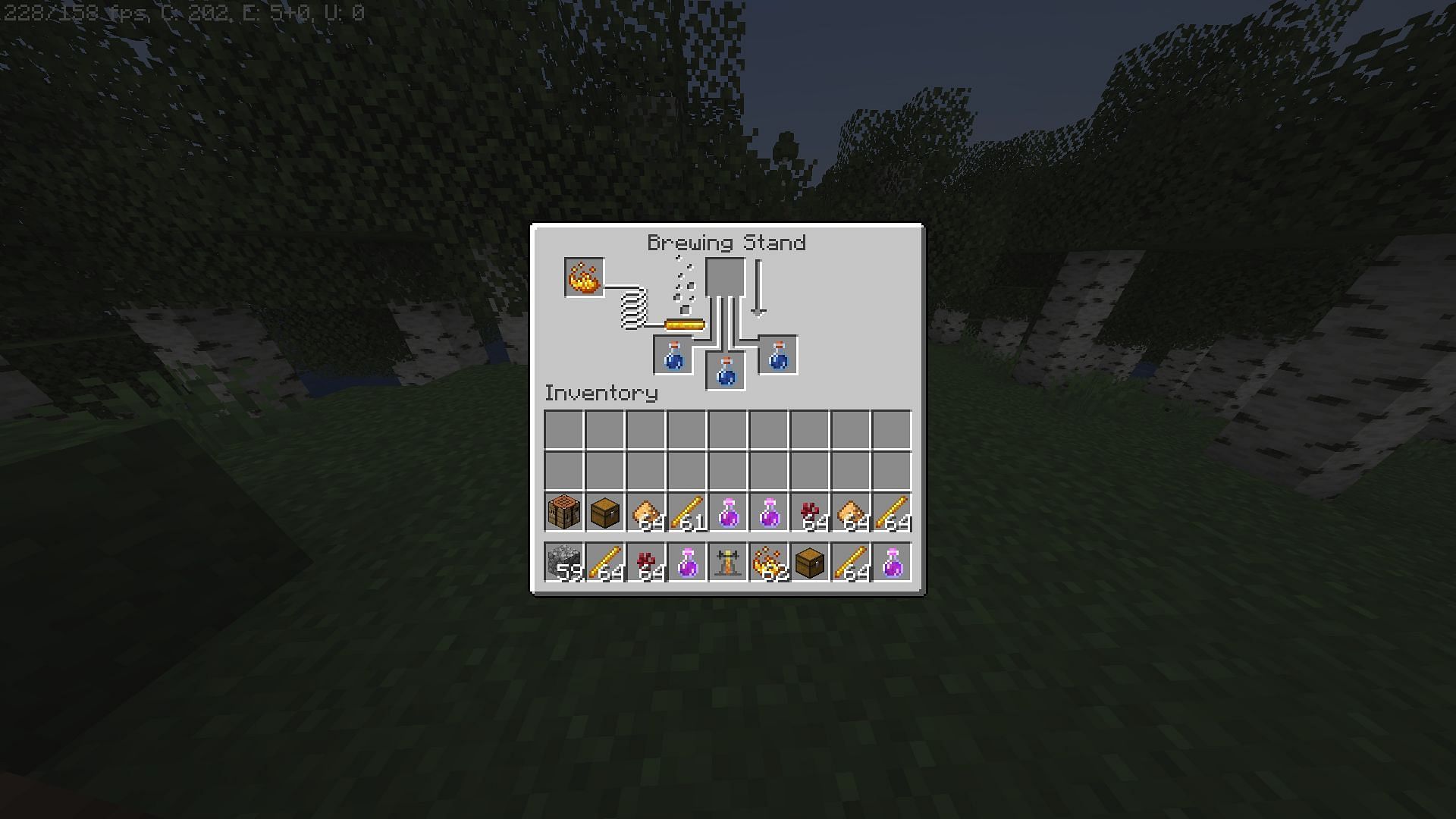 Water bottles are the essence of potions (Image via Minecraft)
