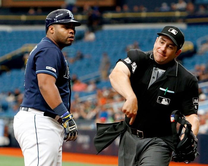 What the hell is he doing walking out there?” “What is the deal with umps  having no composure anymore” - Twitter roasts MLB umpire John Libka after  hot confrontation with Zac Gallen