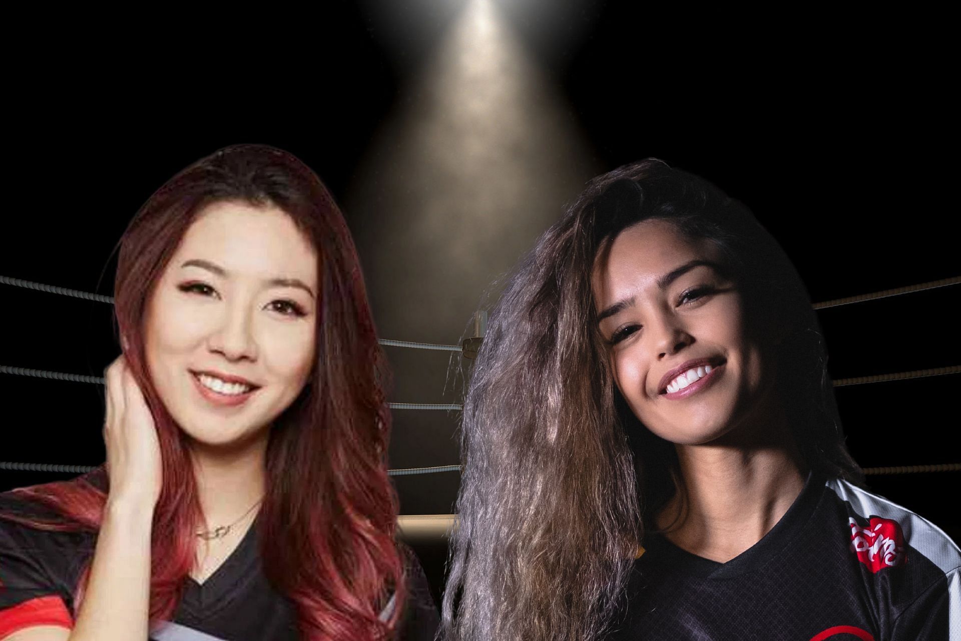 Valkyrae has been learning how to box, and Fuslie gushed over how buff her friend is (Image via Sportskeeda)