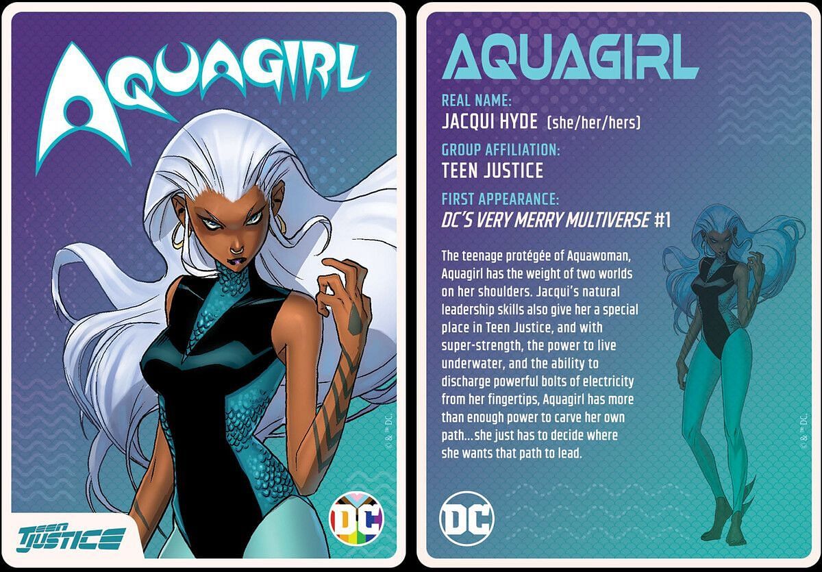 Aquagirl&#039;s biography (Image via DC)