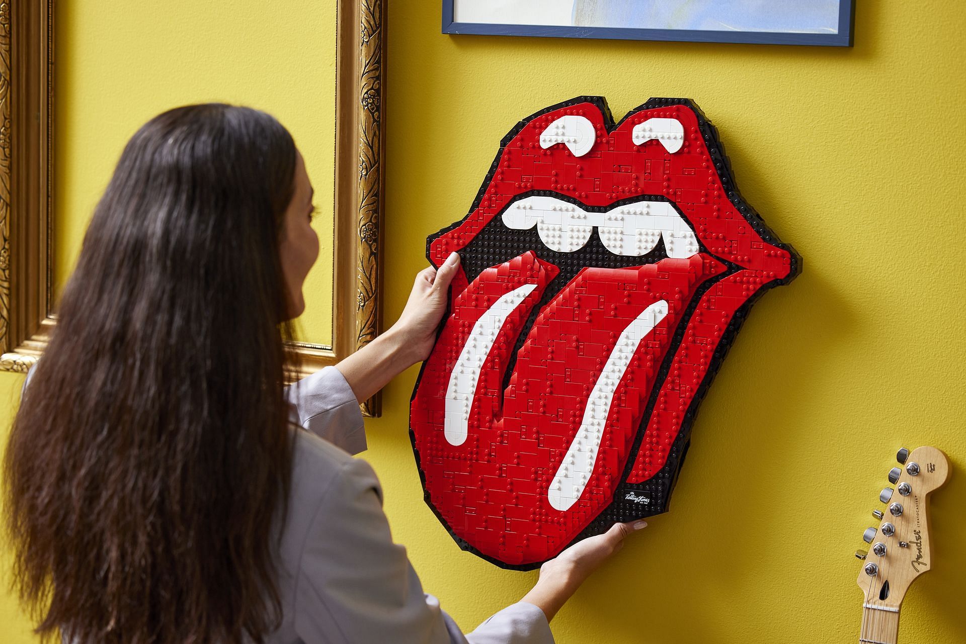 Lego launches Rolling Stones set piece (Image via The Lego Group)