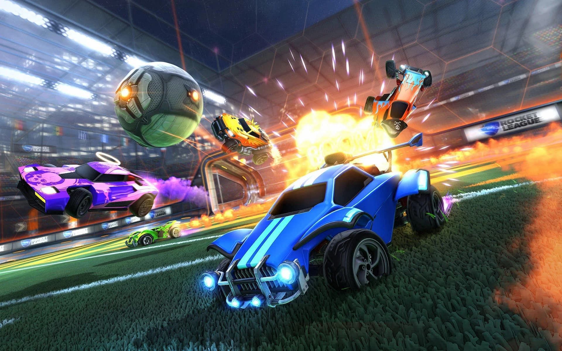 Rocket League is still taking the casual and competitive gaming world by storm (Image via Psyonix)
