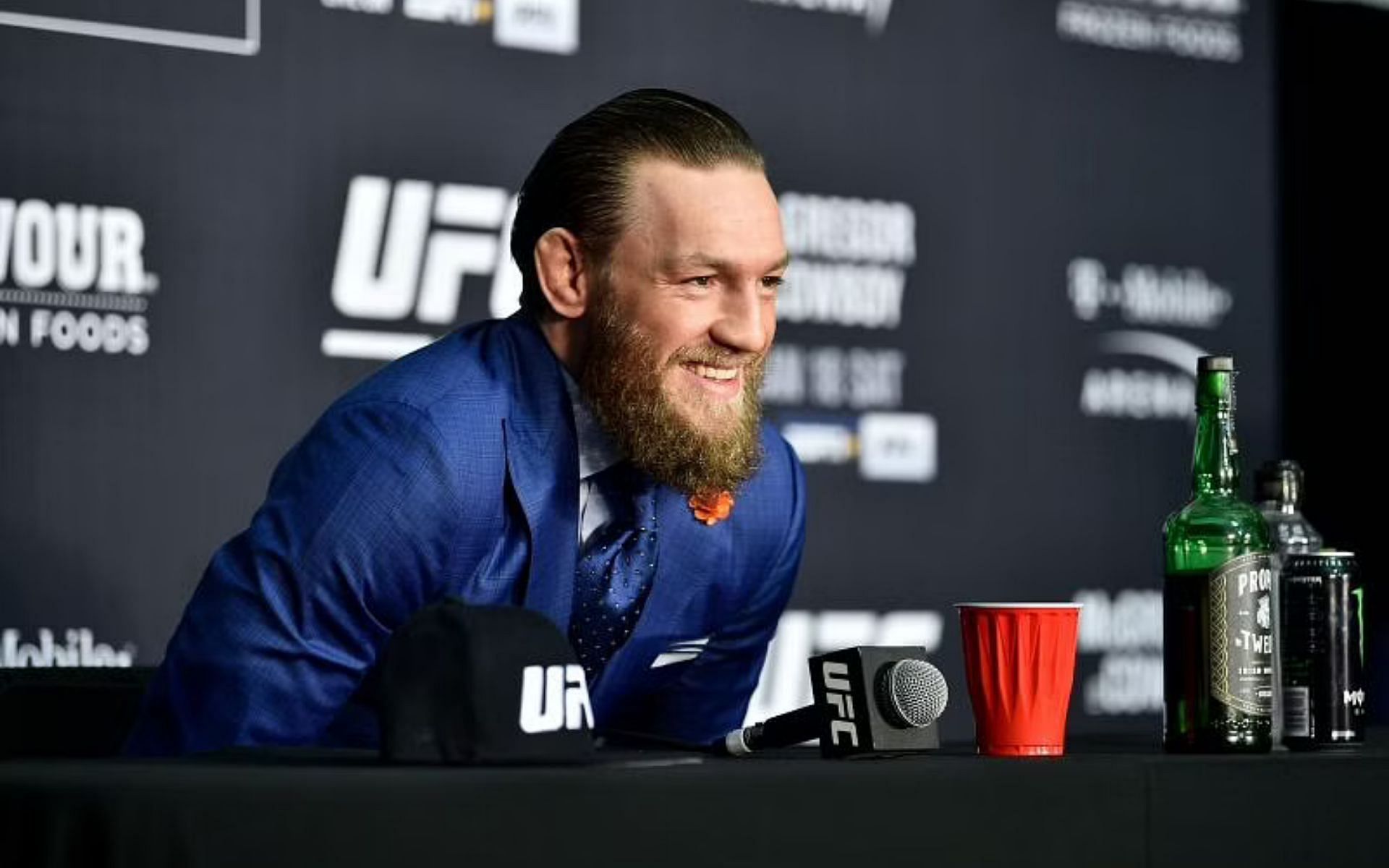 Conor McGregor at the UFC 246 press conference [Image courtesy - Getty]