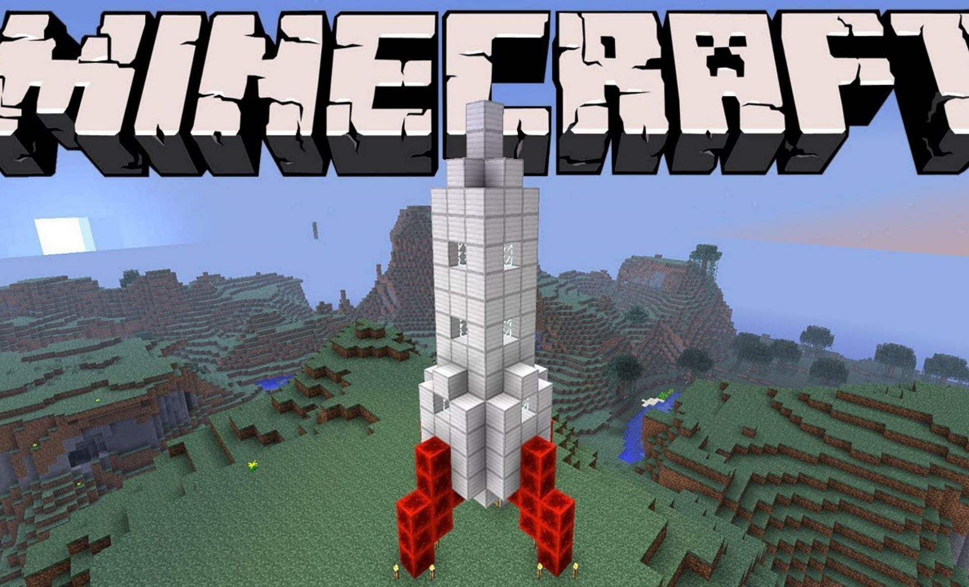How to build a rocket ship in Minecraft