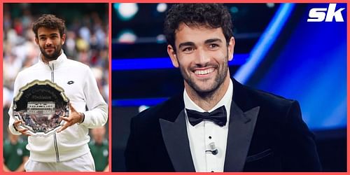 Matteo Berrettini was in Cannes for a Film Festival.