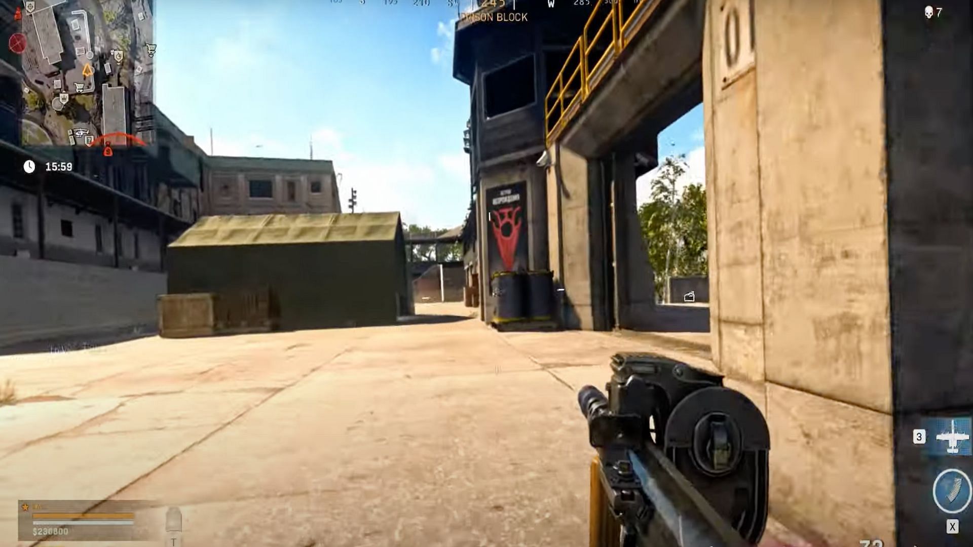 Players of Call of Duty: Warzone can use some powerful weapons (Image via NoAwkwardCommentary/YouTube)