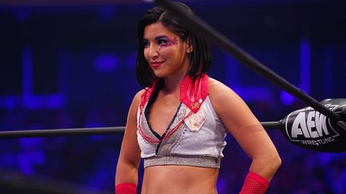 Hikaru Shida at an AEW event in 2021