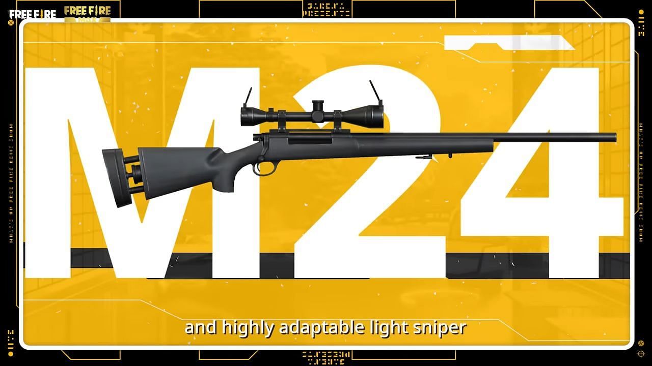 M24 é um rifle sniper leve (Imagem via Garena)
