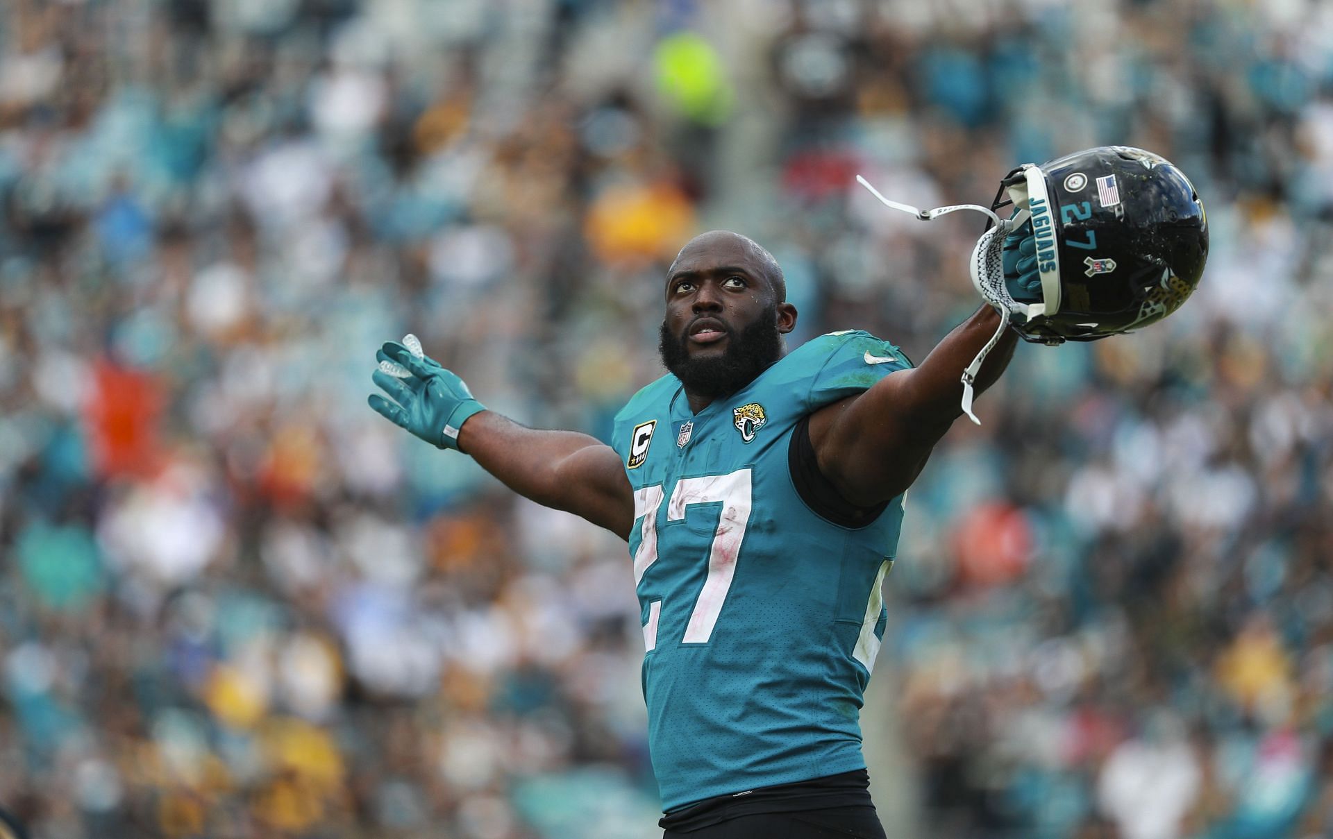 Jacksonville Jaguars running back Leonard Fournette