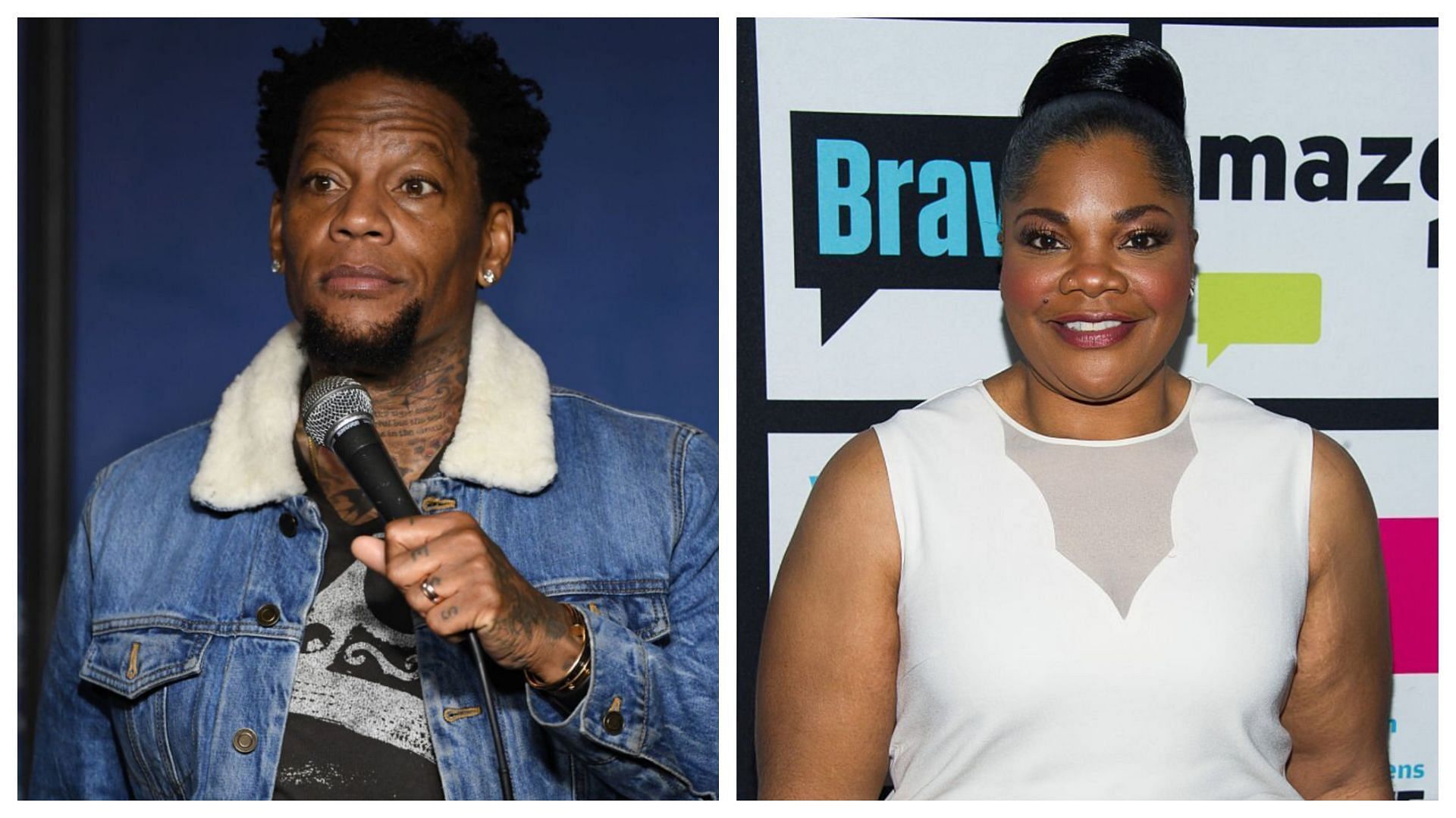 Mo&#039;Nique was unhappy with the fact that D.L. Hughley headlined The Comedy Explosion in Detroit (Images via Michael S. Schwartz and Charles Sykes/Getty Images)