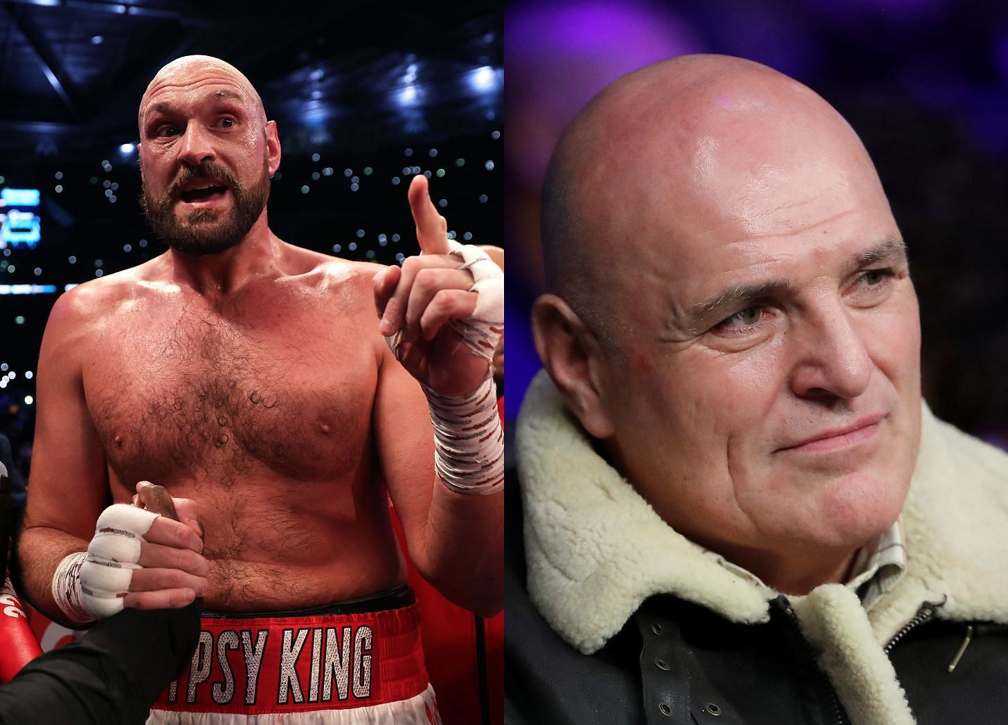 Tyson Fury and his father John Fury