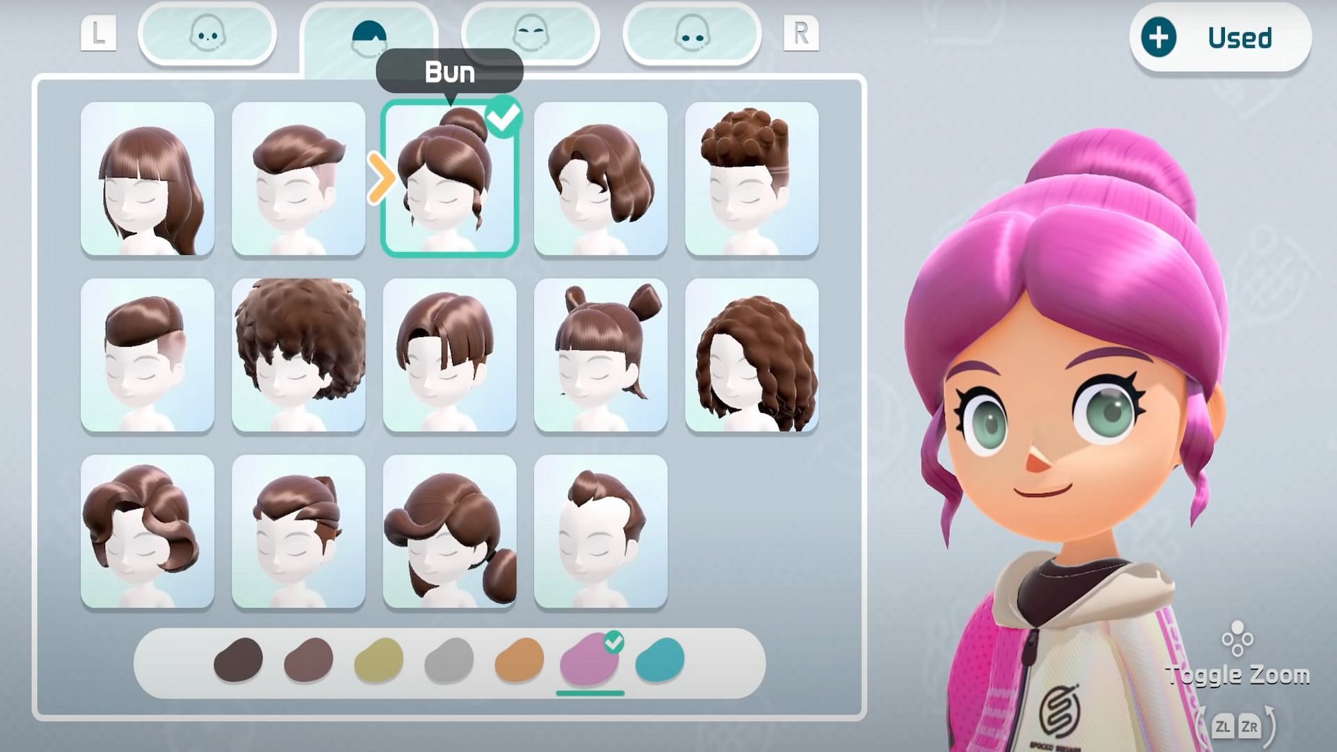 Players can customize different aspects of their characters to create a unique avatar (Image via Nintendo)