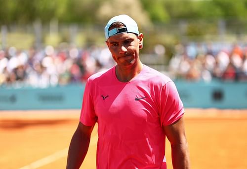 Rafael Nadal at the Mutua Madrid Open - Day Four