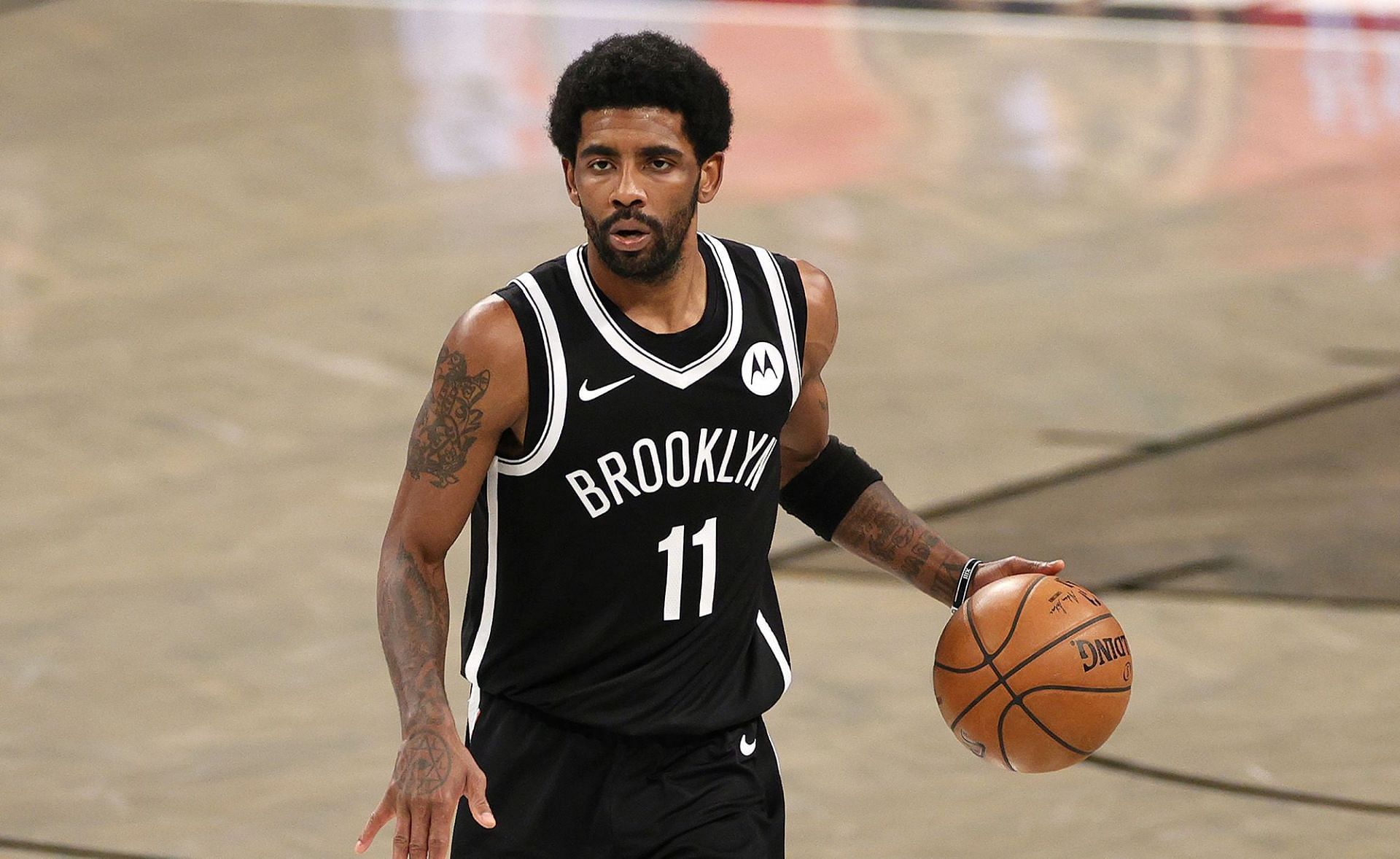 Kyrie Irving will undoubtedly opt out to seek a max extension contract from the Brooklyn Nets. [Photo:Boston.com]