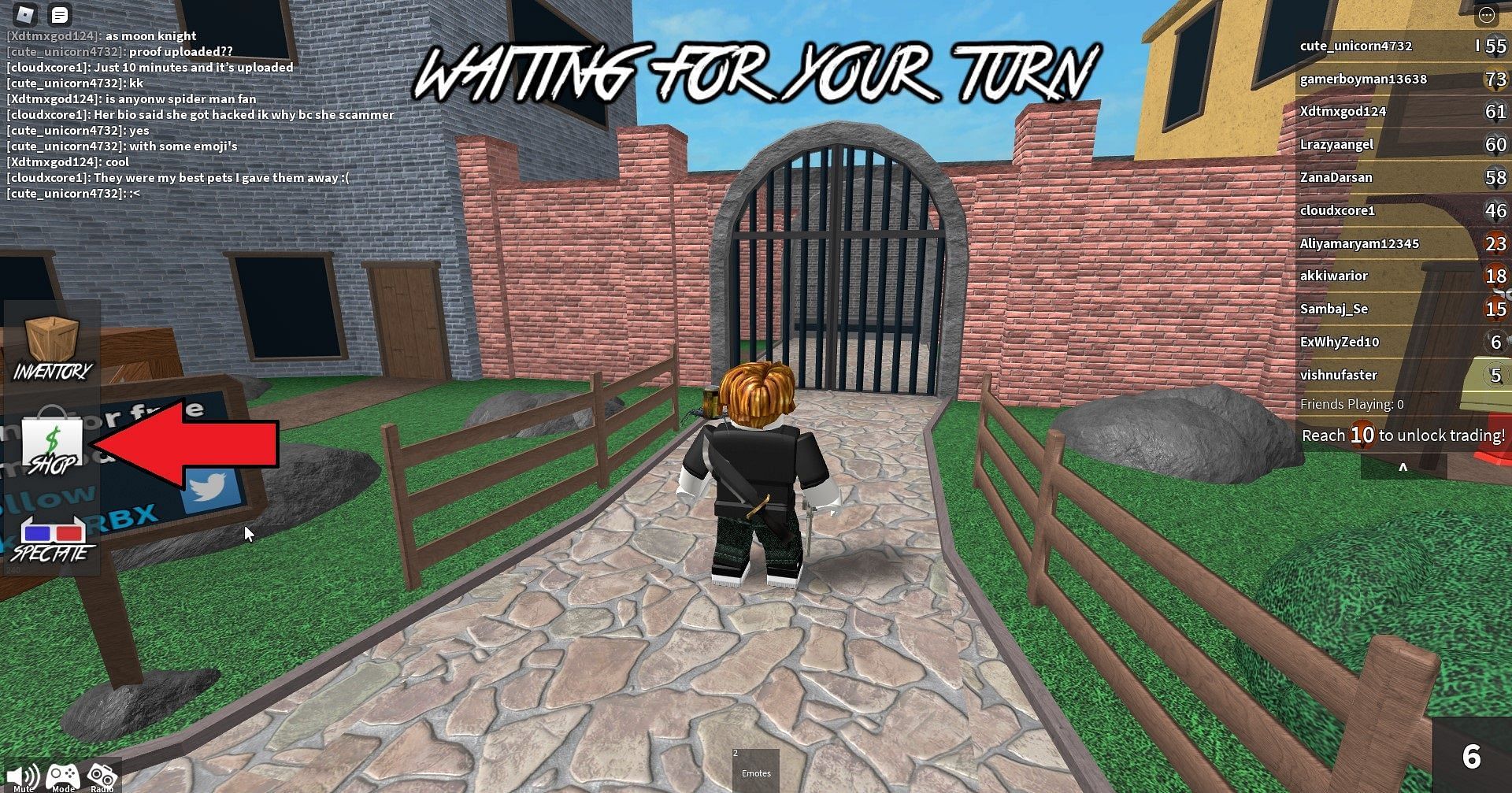 Users will first have to head over to the in-game store (Image via Murder Mystery 2 / Roblox)