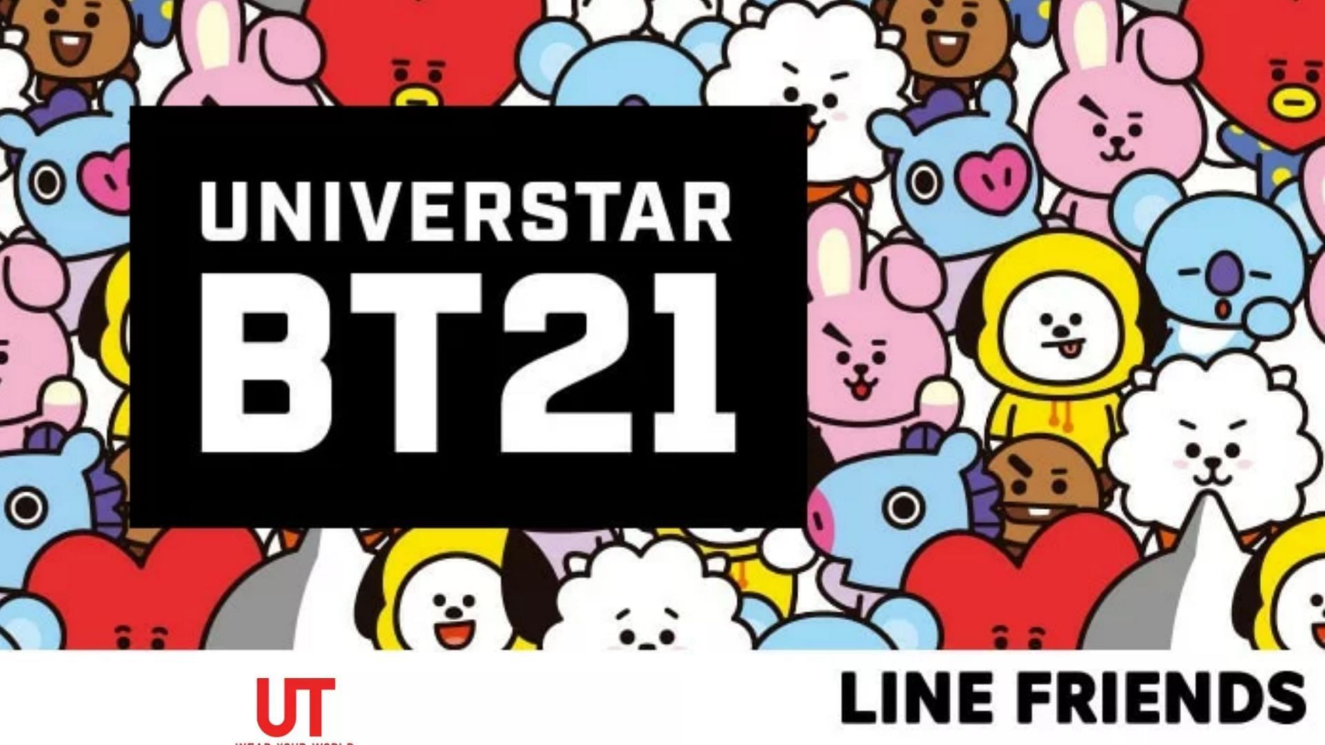 BTS BT21 collection from 2019 (Image via UNIQLO)