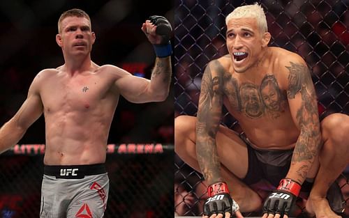 Paul Felder (left), Charles Oliveira (right)