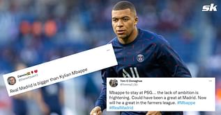 "The lack of ambition is frightening, hiding in the French league to play easy games for money" - Real Madrid fans respond as new update suggests PSG stay for Kylian Mbappe