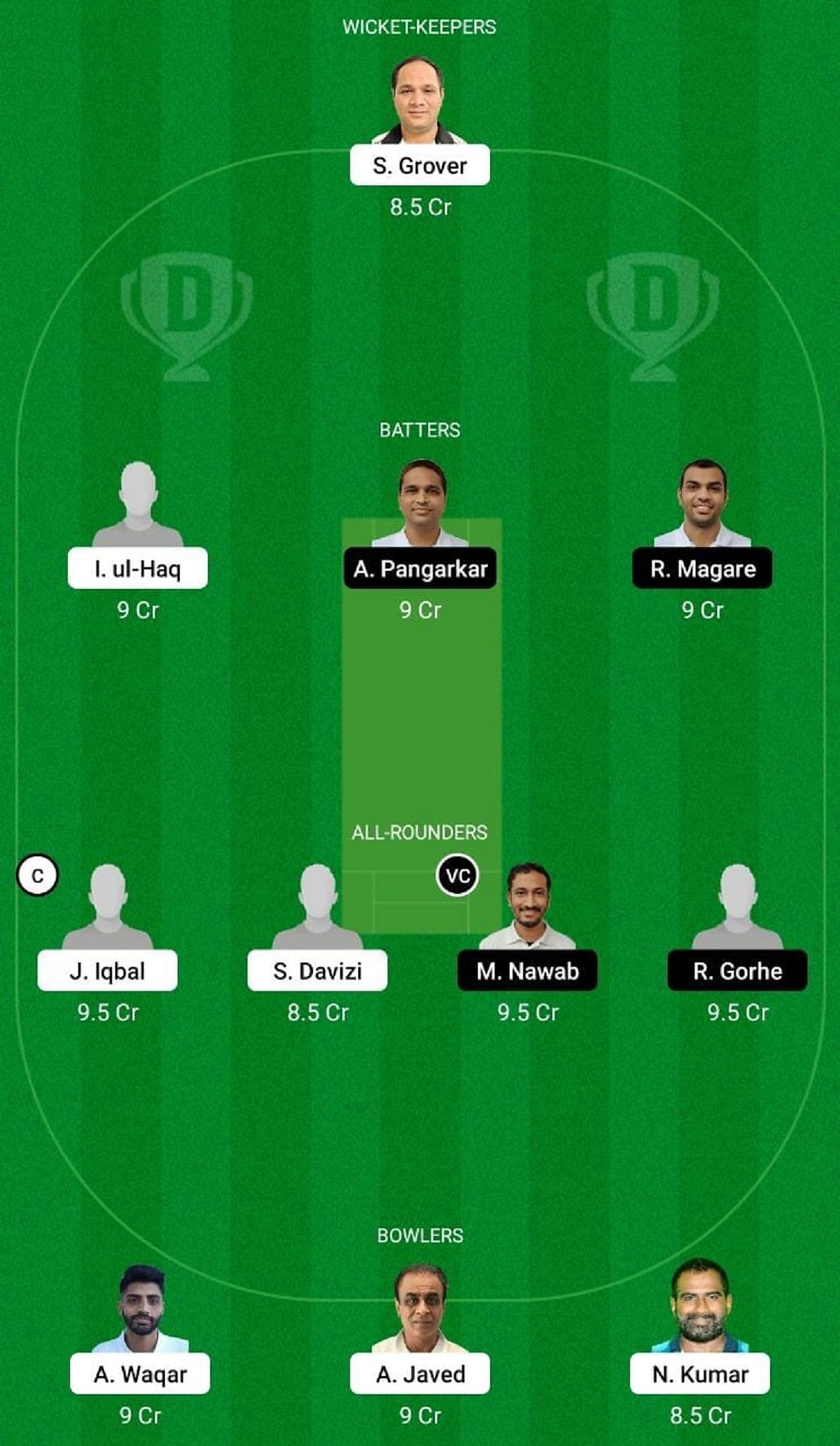 BCC vs UCC Dream11 Fantasy Suggestion #1