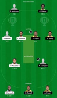 CWA vs SRI Dream11 Fantasy Suggestion #1 - Jamaica T10 League