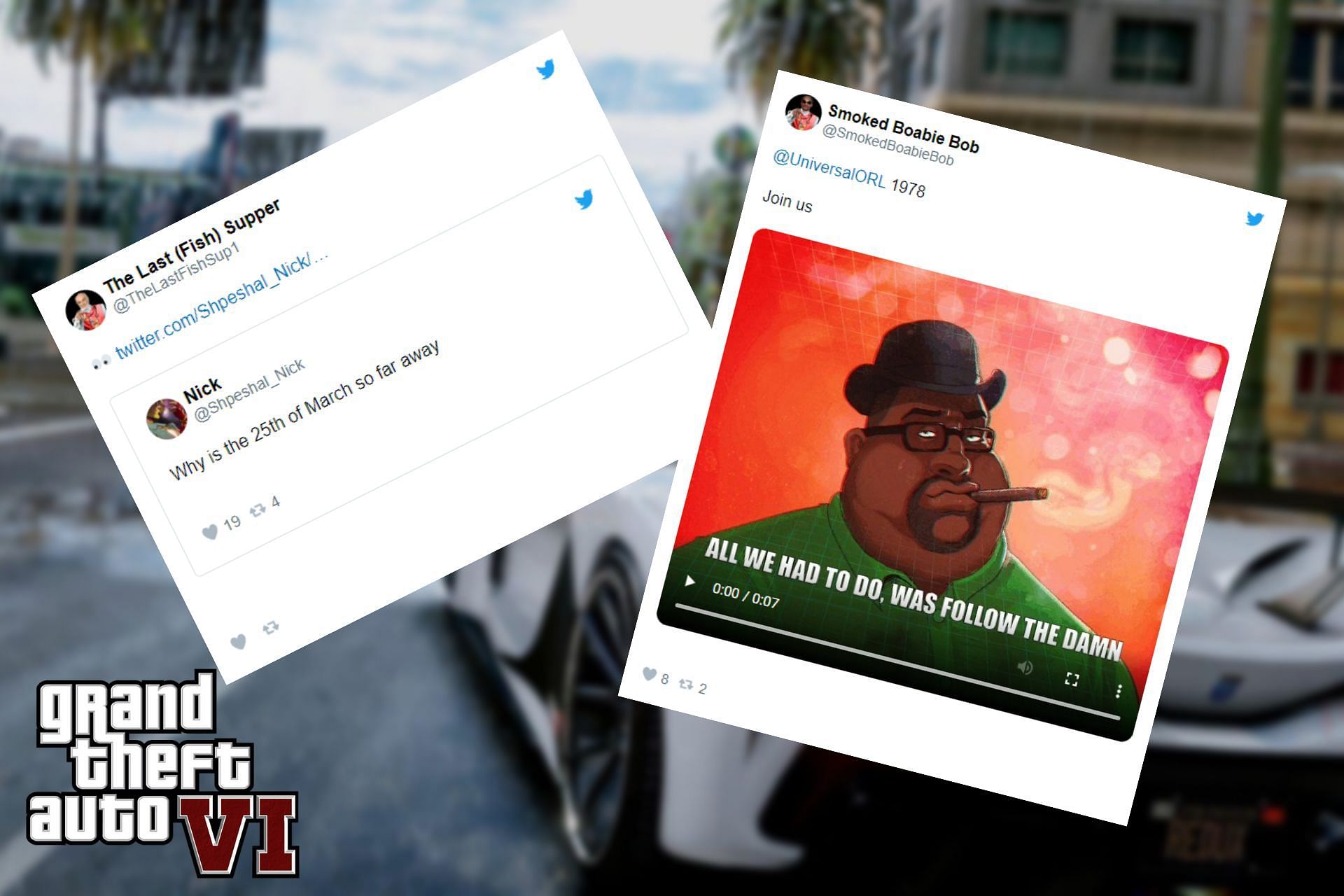 Cryptic tweet about GTA 6 has been garnering attention (Images via Sportskeeda)