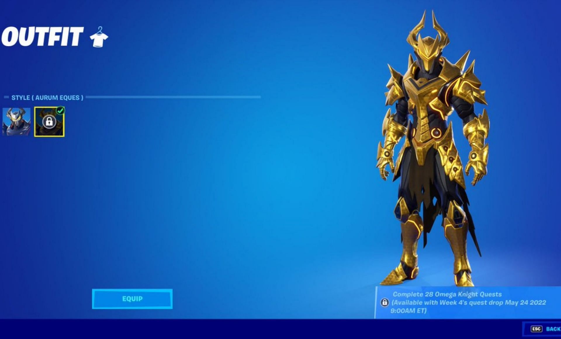 Gold style (Image via PerronChis505 on Twitter)