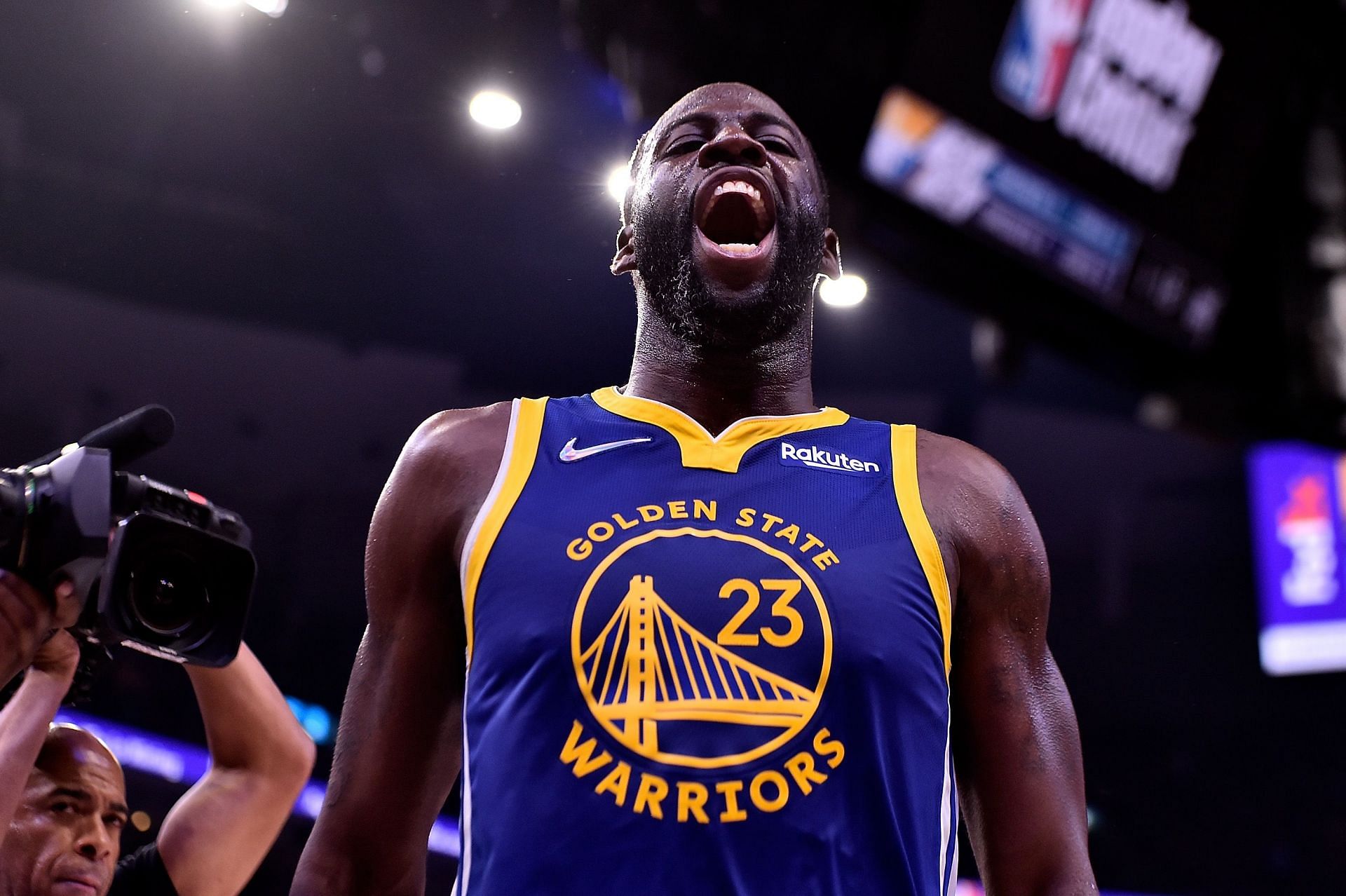The Golden State Warriors&#039; Draymond Green is clueless as to why he got ejected for his foul on Brandon Clarke.