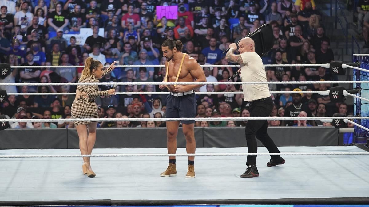 Happy Corbin injured Madcap Moss this past week on WWE SmackDown