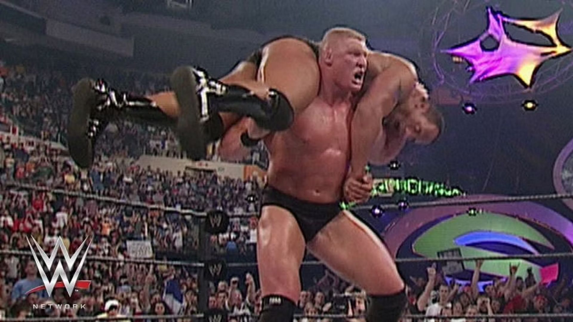 Lesnar won the WWE Championship from The Rock