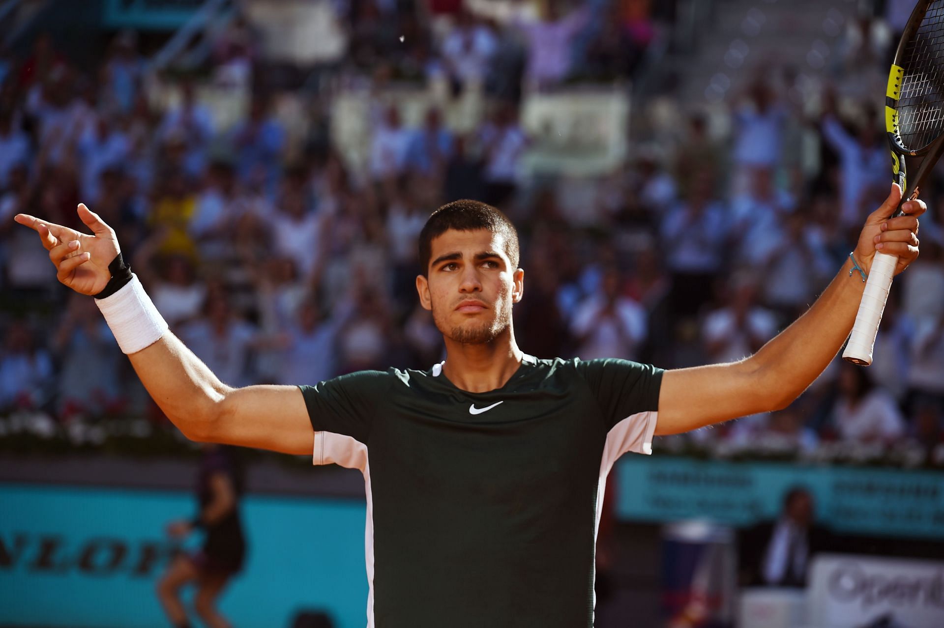 Carlos Alcaraz takes on Alexander Zverev in the final of the 2022 Madrid Open