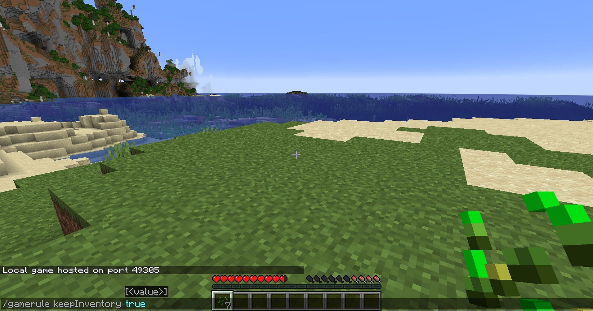 The gamerule command allows players to toggle keep inventory on and off (Image via Mojang)