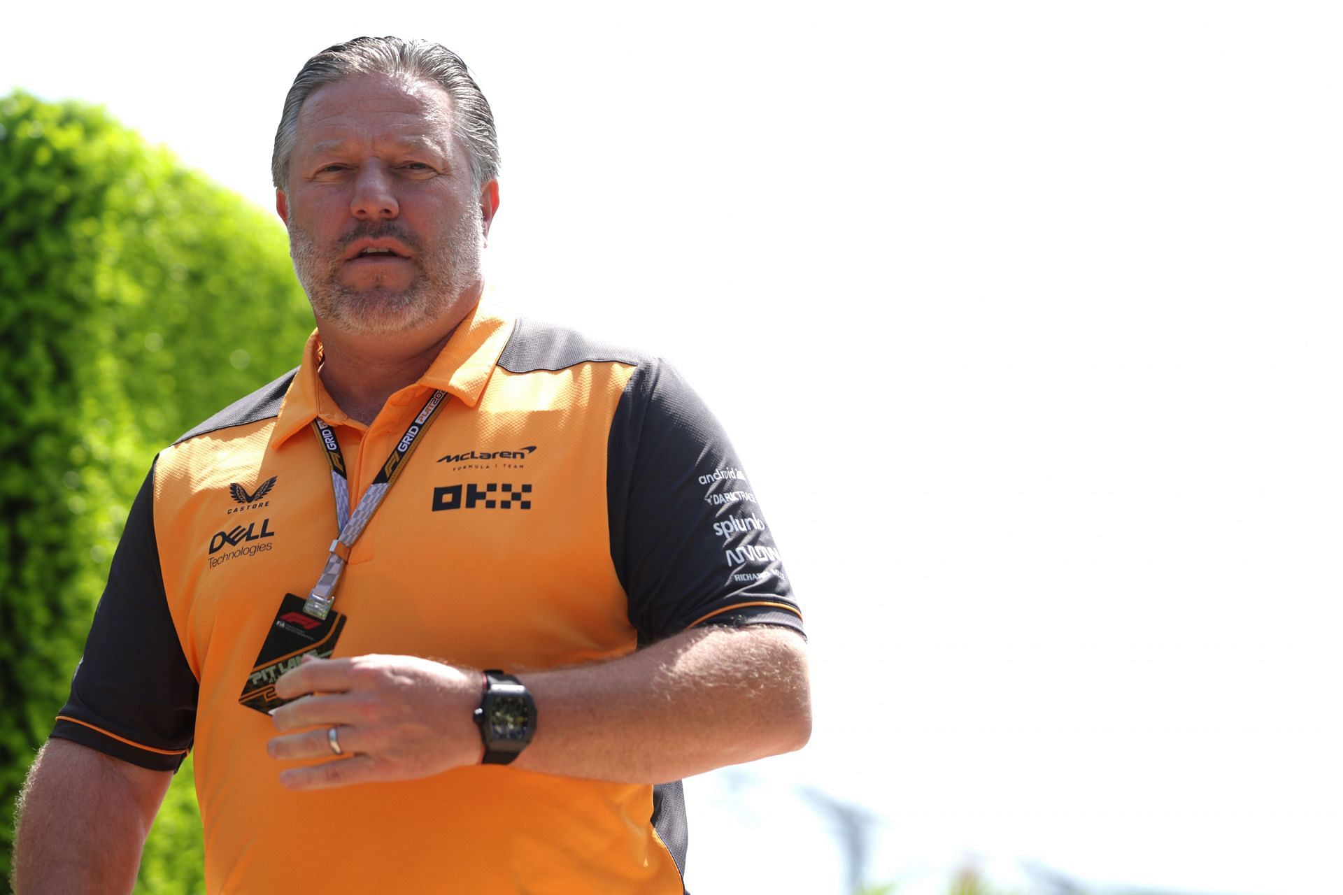 McLaren CEO Zak Brown during the F1 Grand Prix of Miami - Practice