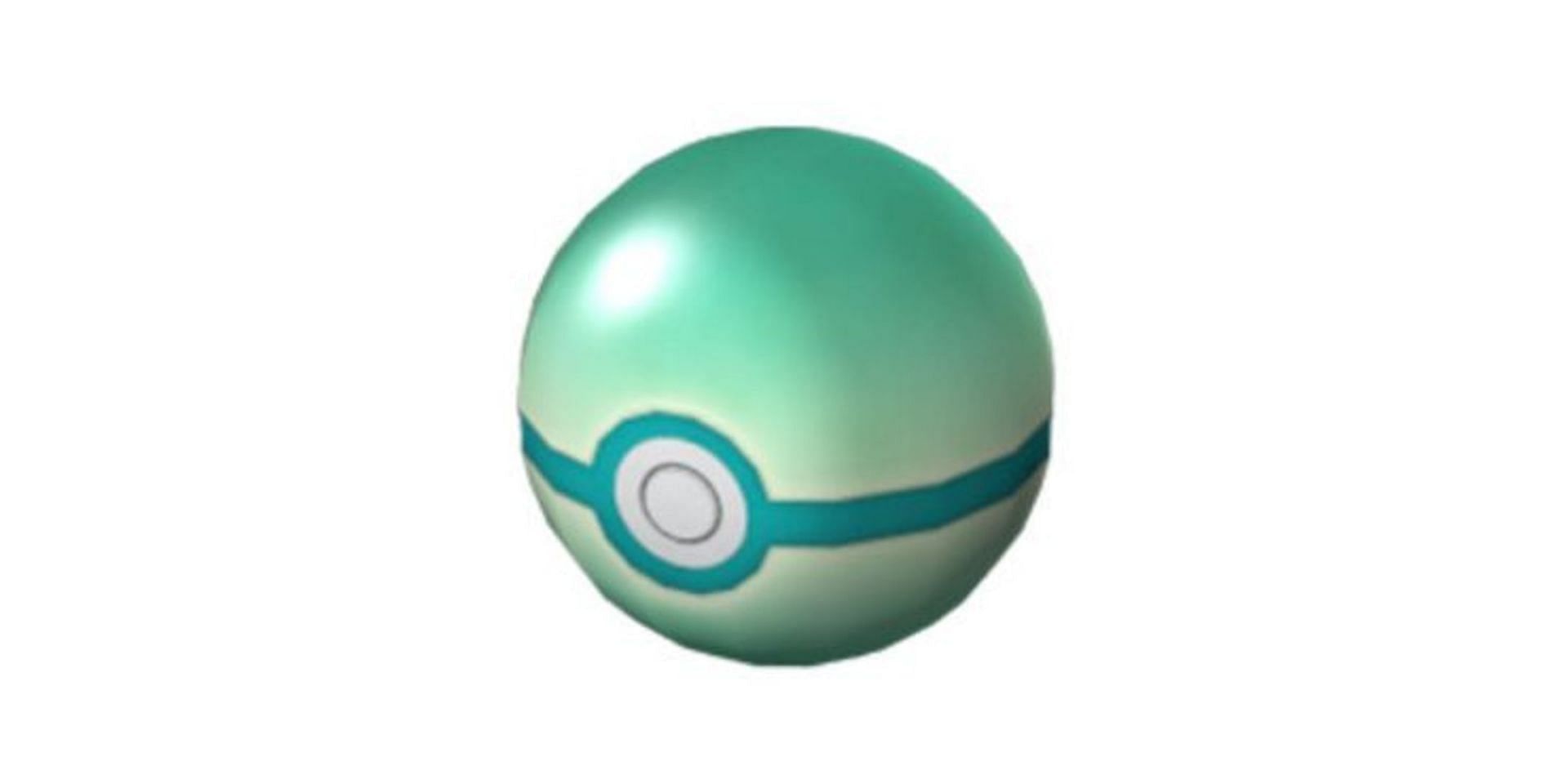An official render for the new Strange Ball (Image via The Pokemon Company)