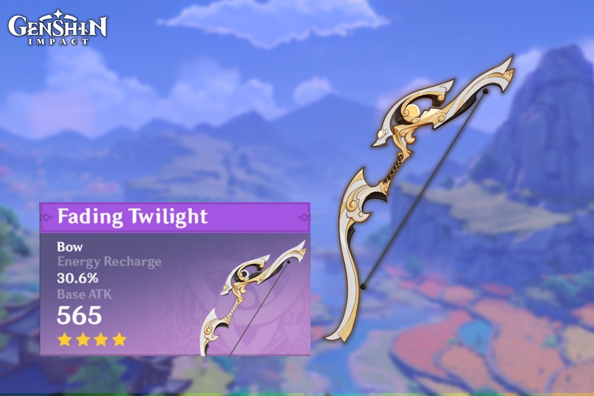 Genshin Impact Fading Twilight bow Ascension materials, stats, Refine  ability, who should use Fading Twilight