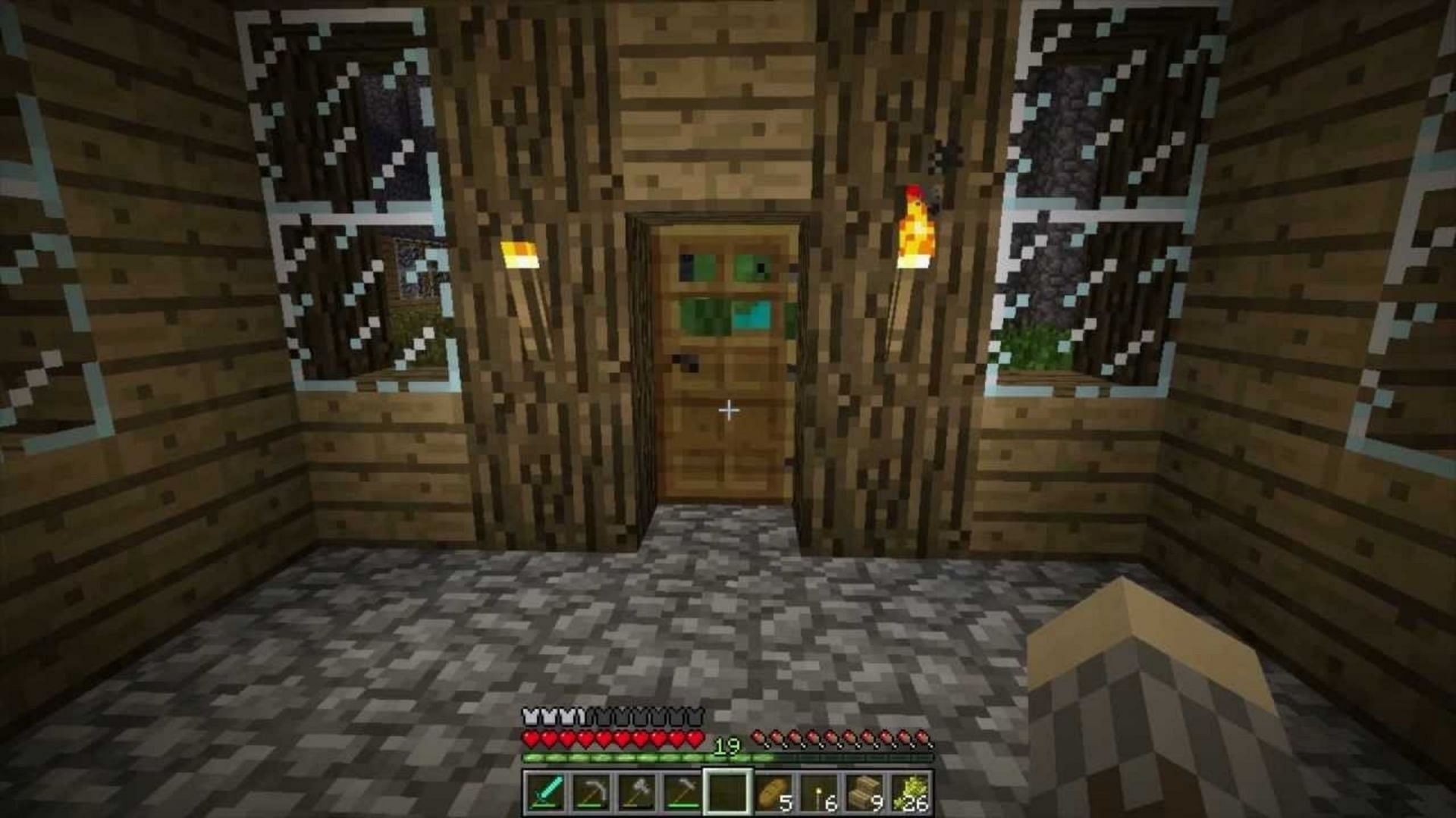 A quick tweak can allow players to keep their doors from being broken by zombies (Image via Pauleh/Youtube)