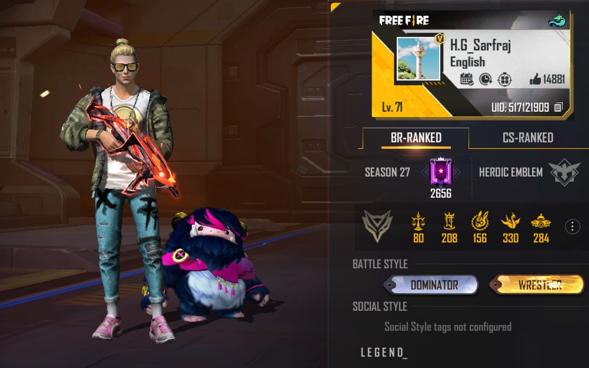 Helping Gamer&rsquo;s Free Fire ID (Image via Garena)