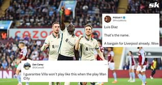 Twitter explodes as Sadio Mane helps Liverpool stay alive in title race by completing comeback in 2-1 win over Aston Villa