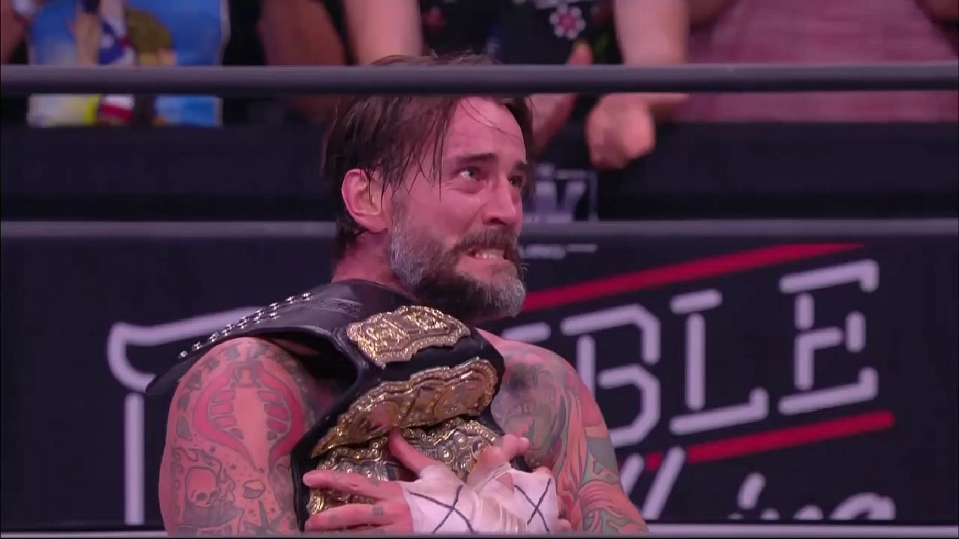 CM Punk is the new AEW World Heavyweight Champion.