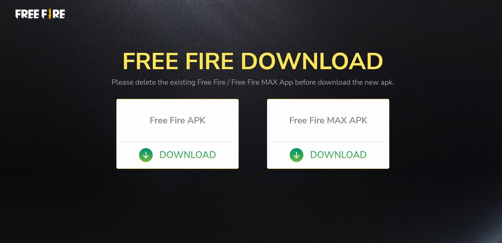 They must then choose the option on the left side to star the download (Image via Garena)