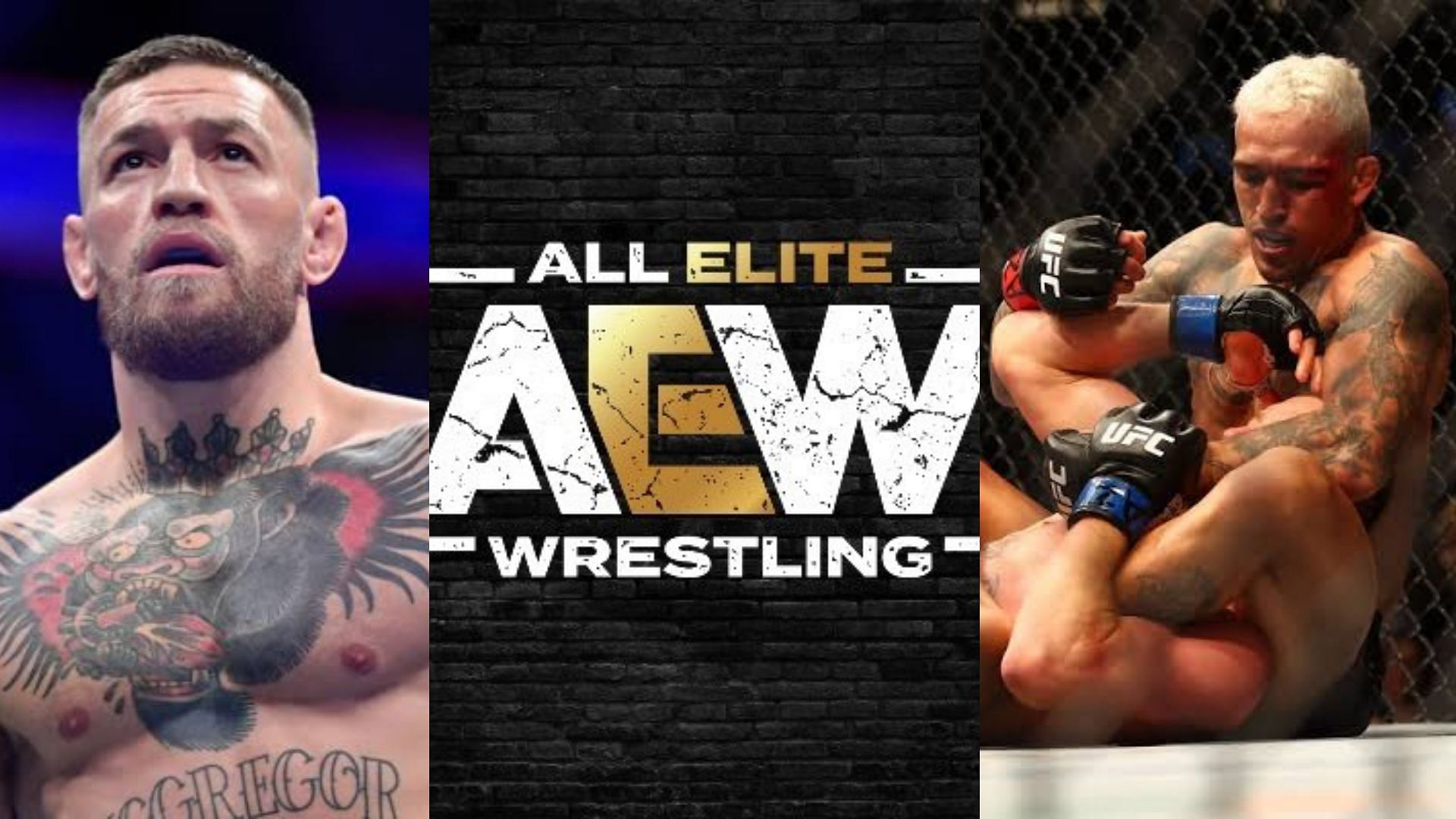 An AEW star reacted to Conor McGregor getting called out by Charles Oliveira!